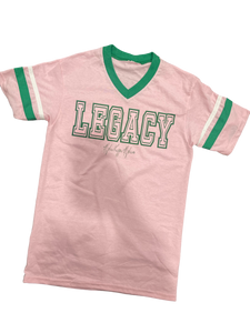 LEGACY PINK & GREEN TEE