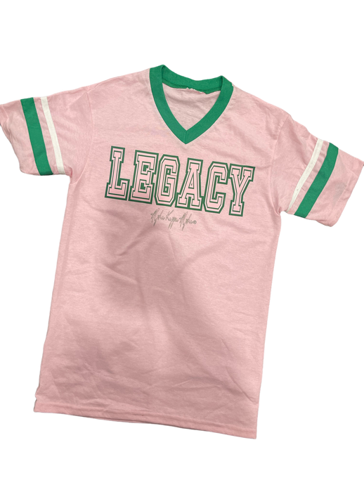 LEGACY PINK & GREEN TEE