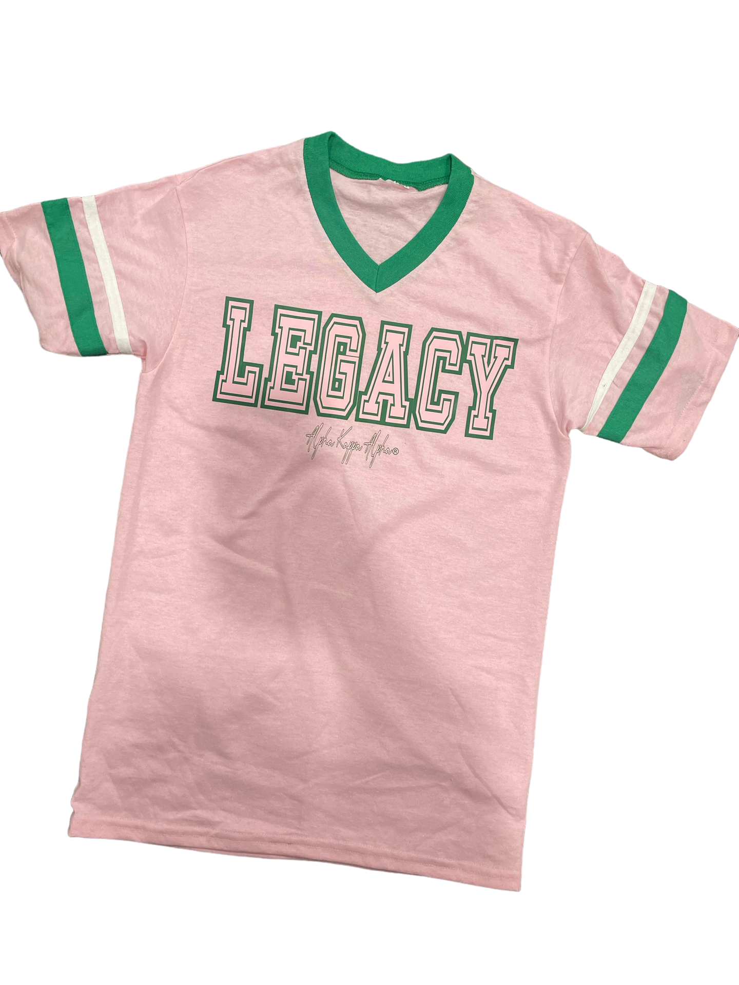 LEGACY PINK & GREEN TEE